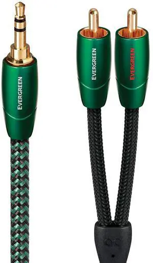 Evergreen Audio Interconnect 1m (3 feet 4inches) 3.5mm to RCA Evergreen Audio Interconnect 1m (3 feet 4inches) 3.5mm to RCA