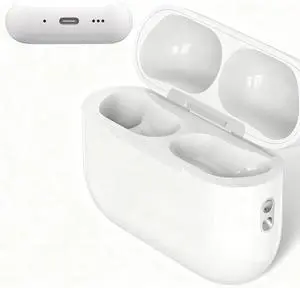 Replacement Charging Case Compatible with AirPods Pro 3 Generation, Wireless & Wired Charging Case with Bluetooth Pairing Sync Button Earbuds Not IncludedUSB-C Replacement Charging Case Compatible with AirPods Pro 3 Generation, Wireless & Wired Charging Case with Bluetooth Pairing Sync Button Earbuds Not IncludedUSB-C