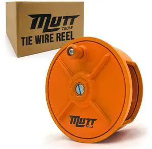 Mutt Tools Aluminum Tie Wire Reel with Belt Loops 12-18 Gauge Dispenser | Aluminum, Dual Belt Loops, 12-18 Gauge, Lightweight, Ambidextrous Mutt Tools Aluminum Tie Wire Reel with Belt Loops 12-18 Gauge Dispenser | Aluminum, Dual Belt Loops, 12-18 Gauge, Lightweight, Ambidextrous