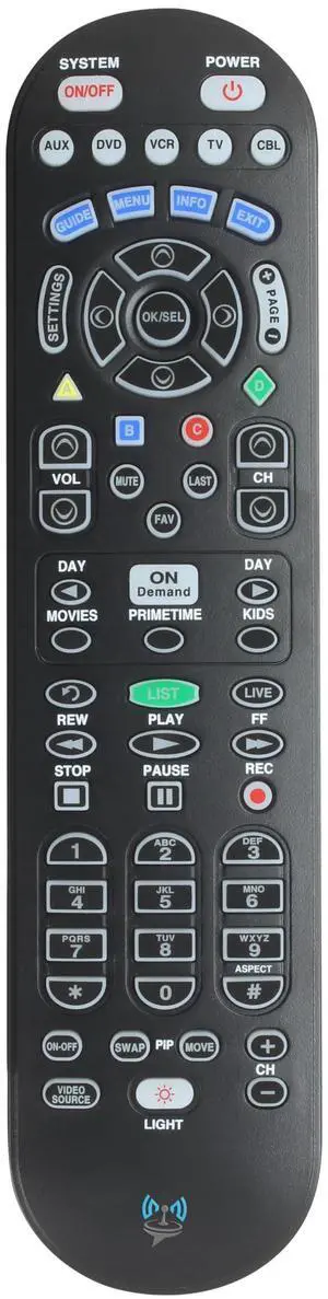 Remote Control Replacement UR5U-8780L Clikr5 Compatible with Spectrum/Charter Cable Set-Top Boxes, TVs, and Audio Devices - Matte Black ABS Plastic RC with Batteries Included Remote Control Replacement UR5U-8780L Clikr5 Compatible with Spectrum/Charter Cable Set-Top Boxes, TVs, and Audio Devices - Matte Black ABS Plastic RC with Batteries Included