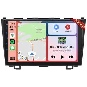 Car Stereo Radio for Honda CRV 2007-2011, 9" Touch Screen Car Radio with Wireless Carplay/Android Auto with WiFi GPS Navigation, Bluetooth, SWC/FM Radio Car Stereo Radio for Honda CRV 2007-2011, 9" Touch Screen Car Radio with Wireless Carplay/Android Auto with WiFi GPS Navigation, Bluetooth, SWC/FM Radio