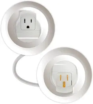 Legrand In-Wall TV Power and Cable Grommet Kit White 1 Pack | Cord Hider, In Wall, Safe Power to TV, No Rewiring, Code Compliant Cable Management Kit, Power and Low Voltage, Easy Install Legrand In-Wall TV Power and Cable Grommet Kit White 1 Pack | Cord Hider, In Wall, Safe Power to TV, No Rewiring, Code Compliant Cable Management Kit, Power and Low Voltage, Easy Install