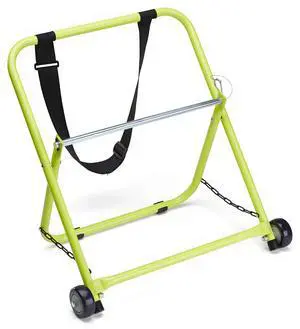 trueCABLE Wire and Cable Caddy with Wheels and Pull Strap, Industrial Grade Steel Wire Dispenser, Holds Cable Reels Up to 20" Diameter and 100 lb Capacity trueCABLE Wire and Cable Caddy with Wheels and Pull Strap, Industrial Grade Steel Wire Dispenser, Holds Cable Reels Up to 20" Diameter and 100 lb Capacity