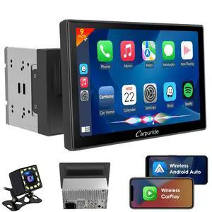 YT09S IPS Double Din Car Stereo Radio Screen for Apple CarPlay and Android Auto, 9" Double Din Radio with Backup Cam, Siri, SWC, FM/AM, Mirror Link, Navigation, SD Card & USB Playback YT09S IPS Double Din Car Stereo Radio Screen for Apple CarPlay and Android Auto, 9" Double Din Radio with Backup Cam, Siri, SWC, FM/AM, Mirror Link, Navigation, SD Card & USB Playback