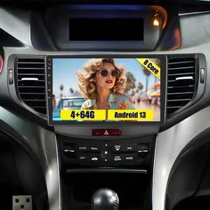 8 Cores 4+64G Car Radio for Acura TSX 09-14/Honda Accord 08-12 | 9" Touch Screen Carplay Android Auto with 32EQ Bluetooth WiFi GPS Navigation Mirror Link Backup Camera 8 Cores 4+64G Car Radio for Acura TSX 09-14/Honda Accord 08-12 | 9" Touch Screen Carplay Android Auto with 32EQ Bluetooth WiFi GPS Navigation Mirror Link Backup Camera