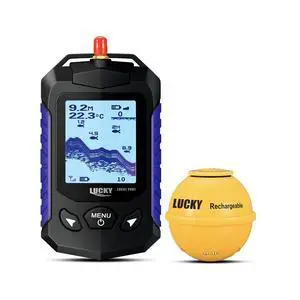 Handheld Portable Fish Depth Finders Castable Kayak Sonar Fish Finder Compact Wireless Boat Fishfinder Lightweight for Shore Lake Ice Fishing FF168-WLA Handheld Portable Fish Depth Finders Castable Kayak Sonar Fish Finder Compact Wireless Boat Fishfinder Lightweight for Shore Lake Ice Fishing FF168-WLA