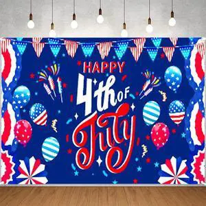 4th of July Banner Independence Day Decorations Outdoor 41 * 71inch Patriotic Yard Sign Party Supplies Red White and Blue Stars Backdrop for Outside Indoor Fence Balcony Garden Decorations 4th of July Banner Independence Day Decorations Outdoor 41 * 71inch Patriotic Yard Sign Party Supplies Red White and Blue Stars Backdrop for Outside Indoor Fence Balcony Garden Decorations
