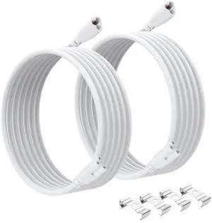 T5 T8 LED Cable 10FT LED 3Pin Integrated Tube Male to Female Adapter Extension Cord for Integrated Fluorescent Tube Light Bulb Lamp Holder (2 Pack/3M) T5 T8 LED Cable 10FT LED 3Pin Integrated Tube Male to Female Adapter Extension Cord for Integrated Fluorescent Tube Light Bulb Lamp Holder (2 Pack/3M)