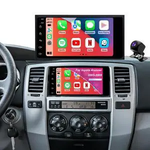 Car Radio for Toyota 4Runner 2003-2009, Tundra 2003-2006, Sequoia 2005-2007, FJ Cruiser 2007-2014, Highlander 2001-2007, RAV4 2001-2005, 7inch Touch Screen Stereo Carplay Android Auto BT Camera GPS FM Car Radio for Toyota 4Runner 2003-2009, Tundra 2003-2006, Sequoia 2005-2007, FJ Cruiser 2007-2014, Highlander 2001-2007, RAV4 2001-2005, 7inch Touch Screen Stereo Carplay Android Auto BT Camera GPS FM