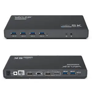 Universal Displaylink Docking Station Dual Monitor | 65W PD Charging for Laptop Windows/ Mac, MacBook Neo/ Air/ Pro,Dual HDMI/ DisplayPort,Gigabit Ethernet, 6 USB 3.0, Audio/Mic Universal Displaylink Docking Station Dual Monitor | 65W PD Charging for Laptop Windows/ Mac, MacBook Neo/ Air/ Pro,Dual HDMI/ DisplayPort,Gigabit Ethernet, 6 USB 3.0, Audio/Mic