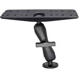 1.5" Ball Fish Finder Mount for 9" to 12" Large Fishfinder, Marine Electronic Depth Finder Mount with C Size Ball, Compatible with Garmin, Lowrance, Humminbird and More 1.5" Ball Fish Finder Mount for 9" to 12" Large Fishfinder, Marine Electronic Depth Finder Mount with C Size Ball, Compatible with Garmin, Lowrance, Humminbird and More