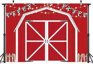 Red Barn Door Wooden Farmhouse Backdrop 7×5FT | Red Barn Door Photography Backdrop Rustic Country Scene Farm Party Decoration Photo Props Red Barn Door Wooden Farmhouse Backdrop 7×5FT | Red Barn Door Photography Backdrop Rustic Country Scene Farm Party Decoration Photo Props