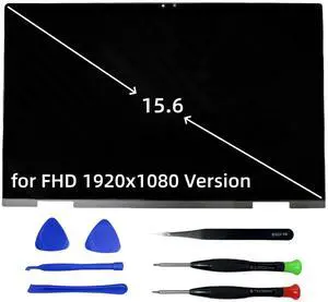 LCD Replacement for HP Envy x360 m Convertible 15-ee 15m-ee 15m-ee0013dx 15m-ee0023dx 15m-ee0xxx 15m-ee0000 LCD | Touch Screen Digitizer Assembly Bezel 1920x1080 -IPS) (Black bezel)support stylus LCD Replacement for HP Envy x360 m Convertible 15-ee 15m-ee 15m-ee0013dx 15m-ee0023dx 15m-ee0xxx 15m-ee0000 LCD | Touch Screen Digitizer Assembly Bezel 1920x1080 -IPS) (Black bezel)support stylus