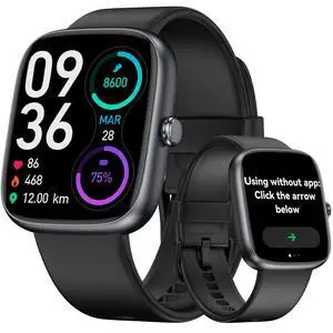 Senior Friendly Fitness Tracker, No App No Phone Required, 1.83'' Display | Easy to Use, Waterproof, Heart Rate, Sleep Monitor, Fitness Watch, Pedometer Watch, Smart Watches for Women Men Senior Friendly Fitness Tracker, No App No Phone Required, 1.83'' Display | Easy to Use, Waterproof, Heart Rate, Sleep Monitor, Fitness Watch, Pedometer Watch, Smart Watches for Women Men