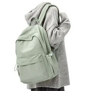 Simple School Backpack For Women Men Aesthetic Medium Backpack Lightweight Casual Daypack College Backpacks Cute Bookbag for Teens Girls Boys Basic BagpackGreen Simple School Backpack For Women Men Aesthetic Medium Backpack Lightweight Casual Daypack College Backpacks Cute Bookbag for Teens Girls Boys Basic BagpackGreen