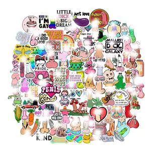 100Pcs Funny Adult Humor Stickers Pack Waterproof Mature Cartoon Vinyl Decals for Laptop, Water Bottle, Journal, Car, Scrapbook Hilarious Gag Gift for Grown-Ups 100Pcs Funny Adult Humor Stickers Pack Waterproof Mature Cartoon Vinyl Decals for Laptop, Water Bottle, Journal, Car, Scrapbook Hilarious Gag Gift for Grown-Ups