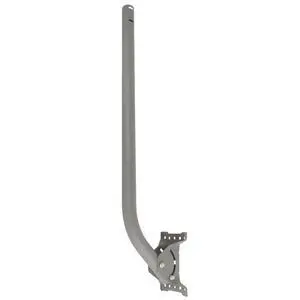 J Pipe Mount Mast for Outdoor Antenna, Sturdy One-Piece Antenna Mounting Pole, Powder Coated Paint Finish, No Rust (Length 38", Diameter 1.66") J Pipe Mount Mast for Outdoor Antenna, Sturdy One-Piece Antenna Mounting Pole, Powder Coated Paint Finish, No Rust (Length 38", Diameter 1.66")