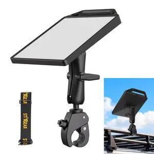 Starlink Mini Clamp Mount with Protective Silicone Case, 2 in 1 Satellite Dish Mounting Kit & Cover with Adjustable Clamp Mount Handle Shoulder Strap & 1/4"-20 Nuts for RVs Car Boat-Black Starlink Mini Clamp Mount with Protective Silicone Case, 2 in 1 Satellite Dish Mounting Kit & Cover with Adjustable Clamp Mount Handle Shoulder Strap & 1/4"-20 Nuts for RVs Car Boat-Black