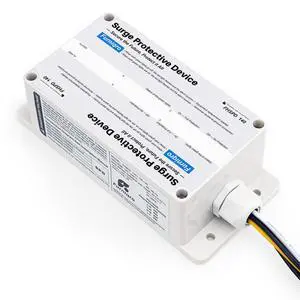 FHSPD140 Whole House Surge Protector FS140 Whole House Surge Protection Device Rated for 140,000 Amps, Whole Home Surge Protector, Indoor/Outdoor Use, 120/240V FHSPD140 Whole House Surge Protector FS140 Whole House Surge Protection Device Rated for 140,000 Amps, Whole Home Surge Protector, Indoor/Outdoor Use, 120/240V