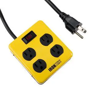 4 Outlet Surge Protector Power Strip, 4 Ft | 4 Grounded Outlets, Circuit Breaker - For Home, Office & Workshop 4 Outlet Surge Protector Power Strip, 4 Ft | 4 Grounded Outlets, Circuit Breaker - For Home, Office & Workshop