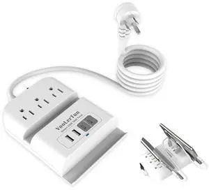 Surge Protector Power Strip Outlet Extender 4 USB Charging Station with Multi Outlet,6FT Flat Plug Extension Cord 3 AC with Overload Protection ETL Certified for Office Home Surge Protector Power Strip Outlet Extender 4 USB Charging Station with Multi Outlet,6FT Flat Plug Extension Cord 3 AC with Overload Protection ETL Certified for Office Home