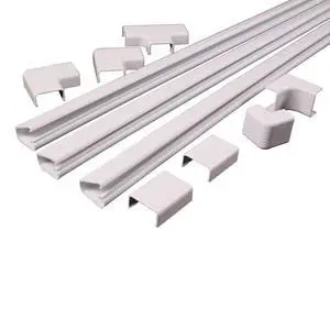 C2G/Cables to Go 16318 CordMate II Kit | Cord Hider, On Wall, Self Adhesive, Hide up to 3 Cords, Cut to Size, Customizable, Cable Concealer C2G/Cables to Go 16318 CordMate II Kit | Cord Hider, On Wall, Self Adhesive, Hide up to 3 Cords, Cut to Size, Customizable, Cable Concealer