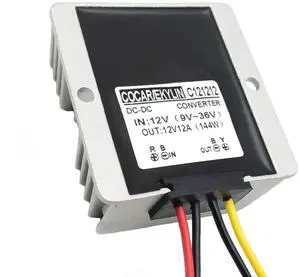 Car Voltage Stabilizer, DC 12V Regulator Surge Protector 144W Heavy Duty for Car Battery Auto Truck Vehicle Boat Motor Solar System Protection (DC 10-36V Input, DC 12V Output) Car Voltage Stabilizer, DC 12V Regulator Surge Protector 144W Heavy Duty for Car Battery Auto Truck Vehicle Boat Motor Solar System Protection (DC 10-36V Input, DC 12V Output)