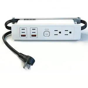 Drawer Outlet Kit, Retractable Arm, Integrated Safety Shutoff Fast Charging | (4) 30W USB-C & (2) USB-A(2) tamper-resistant AC | Surge Protector | for Cabinets,Vanity Cabinet, Night stand Drawer Outlet Kit, Retractable Arm, Integrated Safety Shutoff Fast Charging | (4) 30W USB-C & (2) USB-A(2) tamper-resistant AC | Surge Protector | for Cabinets,Vanity Cabinet, Night stand