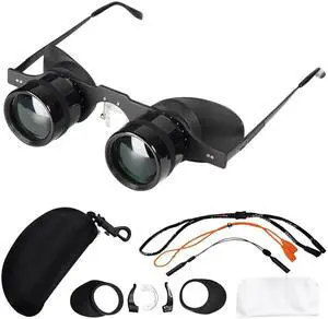 Hands-Free Binocular Glasses for Enhanced Viewing - HD Clarity, Lightweight & Portable, Adjustable Focus, Perfect for Bird Watching, Sports, Concerts, Vision Impairment - User-Friendly Hands-Free Binocular Glasses for Enhanced Viewing - HD Clarity, Lightweight & Portable, Adjustable Focus, Perfect for Bird Watching, Sports, Concerts, Vision Impairment - User-Friendly