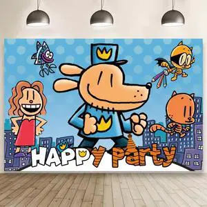 Dog Cartoon Man Birthday Party Decorations, 5x3ft Happy Birthday Backdrop Banner Theme for Dog Party Decorations Indoor Outdoor Dog Cartoon Man Birthday Party Decorations, 5x3ft Happy Birthday Backdrop Banner Theme for Dog Party Decorations Indoor Outdoor