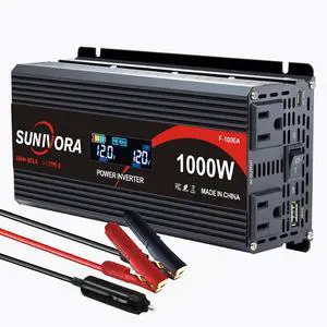 1000 Watt Car Power Inverter 12V DC to 110V/120V AC Converter 2000W Peak with LCD Display, 2 AC Outlets & PD Type-C & USB 3.0, Car Plug in Adapter Outlet Supplies Power to Appliances on Car Boat 1000 Watt Car Power Inverter 12V DC to 110V/120V AC Converter 2000W Peak with LCD Display, 2 AC Outlets & PD Type-C & USB 3.0, Car Plug in Adapter Outlet Supplies Power to Appliances on Car Boat