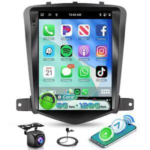 8Core 6G+128G Car Stereo for Chevy Cruze 2009-2015, Android 15 Radio with DSP 32-EQ,9.7Inch IPS Vertical Touch Screen,Wireless Carplay/Android Auto,GPS,WiFi,FM/RDS,SWC,Backup Camera 8Core 6G+128G Car Stereo for Chevy Cruze 2009-2015, Android 15 Radio with DSP 32-EQ,9.7Inch IPS Vertical Touch Screen,Wireless Carplay/Android Auto,GPS,WiFi,FM/RDS,SWC,Backup Camera