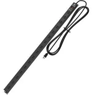 16 Outlet Surge Protector Metal Power Strip, 1800J Mountable Power Outlet, Heavy Duty Workshop Metal Power Strip for Commercial, Industrial, School and Home,15A 125V 1875W (6FT) 16 Outlet Surge Protector Metal Power Strip, 1800J Mountable Power Outlet, Heavy Duty Workshop Metal Power Strip for Commercial, Industrial, School and Home,15A 125V 1875W (6FT)