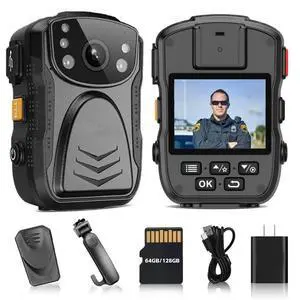 PatrolMaster 1296P UHD Body Camera with Audio, 2 Inch Display, Night Vision, Waterproof, Shockproof, Body Worn with Compact Design, Police Use (64GB) PatrolMaster 1296P UHD Body Camera with Audio, 2 Inch Display, Night Vision, Waterproof, Shockproof, Body Worn with Compact Design, Police Use (64GB)