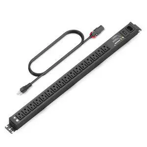 Surge Protector Power Strip, 16 Outlet Metal PDU Power Strip, 6 Feet | with Switch, Mountable, Multi Plug Wall Outlet, Heavy Duty, Surge Protector 1800J, Auto Lock Extension Cord, 15A/1875W Surge Protector Power Strip, 16 Outlet Metal PDU Power Strip, 6 Feet | with Switch, Mountable, Multi Plug Wall Outlet, Heavy Duty, Surge Protector 1800J, Auto Lock Extension Cord, 15A/1875W