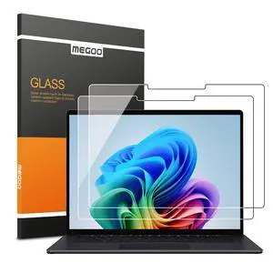 ArmorShield Screen Protector for Surface Laptop 8/ Laptop 7 13.8" | 9H Tempered Glass Protective Film, Scratch Resistant, Reinforced Protection, Anti-Fingerprint, 2 Pack ArmorShield Screen Protector for Surface Laptop 8/ Laptop 7 13.8" | 9H Tempered Glass Protective Film, Scratch Resistant, Reinforced Protection, Anti-Fingerprint, 2 Pack