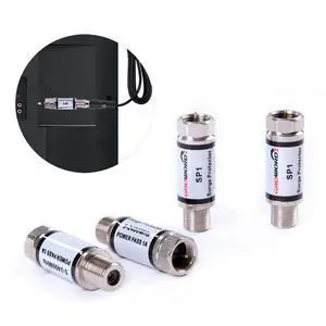 4 Pcs Coaxial Surge Lightning Protector/Surge Suppressor -for Protector Satellite in-Line, Cable Box, Distribution Amplifier - 75 ohm 5-2400Mhz Home Cable TV Lightning Arrestor 4 Pcs Coaxial Surge Lightning Protector/Surge Suppressor -for Protector Satellite in-Line, Cable Box, Distribution Amplifier - 75 ohm 5-2400Mhz Home Cable TV Lightning Arrestor