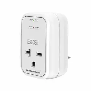 220V Surge Protector Electronic Voltage Protector for Home Appliance Surge Protector for Refrigerators One Outlet Plug 20A,4400W, White 220V Surge Protector Electronic Voltage Protector for Home Appliance Surge Protector for Refrigerators One Outlet Plug 20A,4400W, White