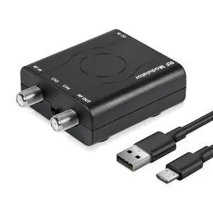 HDM61 HDMI to RF Modulator VHF NTSC 1080P Converter for TV Game Console | NTSC CH3/CH4 Output, Durable ABS, CATV, HDMI 1.4, Up to 1080P, PLL VHF Control Plug & Play for PC, Game Console, TV HDM61 HDMI to RF Modulator VHF NTSC 1080P Converter for TV Game Console | NTSC CH3/CH4 Output, Durable ABS, CATV, HDMI 1.4, Up to 1080P, PLL VHF Control Plug & Play for PC, Game Console, TV