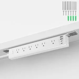 360° Mountable Surge Protector Power Strip, 6AC+4USB (2 USB-C PD20W), 6FT Flat Plug Extension Cord Under Desk/Wall/Corner Mount for Home/Office/Gaming/Kitchen 360° Mountable Surge Protector Power Strip, 6AC+4USB (2 USB-C PD20W), 6FT Flat Plug Extension Cord Under Desk/Wall/Corner Mount for Home/Office/Gaming/Kitchen