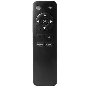 Spare RF Remote for Compatible Electric Motorized TV Mounts, 2 Memory Settings, Radio Frequency, Wide Operating Range, Batteries Not Included, Black, PT-RT-70 Spare RF Remote for Compatible Electric Motorized TV Mounts, 2 Memory Settings, Radio Frequency, Wide Operating Range, Batteries Not Included, Black, PT-RT-70
