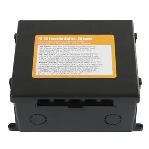 Automatic Transfer Switch, 120 VAC, 30 Amp, Automatic Transfer Relay Switch | Replacement for RV, Speedboat Automatic Transfer Switch, 120 VAC, 30 Amp, Automatic Transfer Relay Switch | Replacement for RV, Speedboat