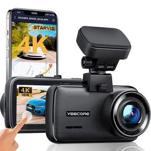 4K Dash Cam, Built-in WiFi GPS, Touch Screen Car Camera, 24Hr Parking Monitor, Loop Recording, Dash Camera for Cars with App Control, HDR, G-Sensor Support 256GB Max 4K Dash Cam, Built-in WiFi GPS, Touch Screen Car Camera, 24Hr Parking Monitor, Loop Recording, Dash Camera for Cars with App Control, HDR, G-Sensor Support 256GB Max