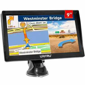 GPS Navigator for Car Truck RV Pickup, 9-inch with Hood No Network Required | 2026 Offline Maps with Free Update, Custom Route by Truck Size, Voice Navigation Safe Driving Alert, HD Touchscreen GPS Navigator for Car Truck RV Pickup, 9-inch with Hood No Network Required | 2026 Offline Maps with Free Update, Custom Route by Truck Size, Voice Navigation Safe Driving Alert, HD Touchscreen