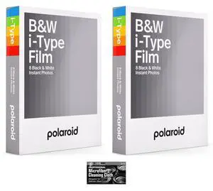 Polaroid Black & White Instant Film for Polaroid I-Type Now, Lab, OneStep2 Camera - 2-Pack Polaroid Black & White Instant Film for Polaroid I-Type Now, Lab, OneStep2 Camera - 2-Pack