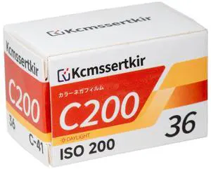 C200 Color Negative Film, ISO 200, 35mm 135 Format, 36 Exposures, Daylight Balanced, C-41 Process, for Analog Film Cameras C200 Color Negative Film, ISO 200, 35mm 135 Format, 36 Exposures, Daylight Balanced, C-41 Process, for Analog Film Cameras