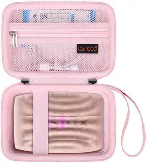 Carrying Case for Fujifilm Instax Mini Link 3/2/1/ Instax Mini Link+ Smartphone Printer, Mesh Pocket fit Instant Film and Cable, Soft Pink (Case Only) Carrying Case for Fujifilm Instax Mini Link 3/2/1/ Instax Mini Link+ Smartphone Printer, Mesh Pocket fit Instant Film and Cable, Soft Pink (Case Only)
