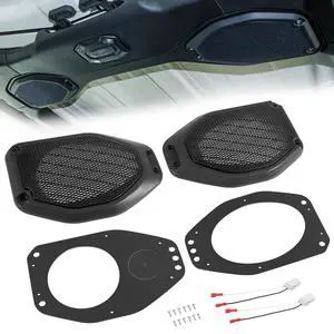Upgrade 6.5" / 6" x 9" Sound Bar Speaker Pod Adapters with Tweeter Adapters Fit for Jeep Wrangler JL JLU 2018-2023 & Gladiator JT 2020-2023 Top Roof Left & Right Rear Speakers Tuned Upgrade 6.5" / 6" x 9" Sound Bar Speaker Pod Adapters with Tweeter Adapters Fit for Jeep Wrangler JL JLU 2018-2023 & Gladiator JT 2020-2023 Top Roof Left & Right Rear Speakers Tuned