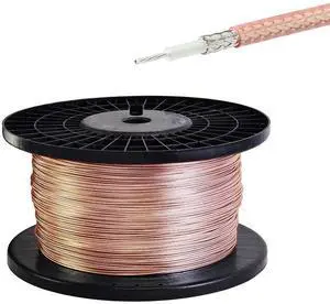 RG-316 Coax Cable 33ft Thin Flexible RG316 Coaxial Cable 50 Ohm | rg316 coaxial cable Low Loss Lightweight Coax Wire RG-316 Coax Cable 33ft Thin Flexible RG316 Coaxial Cable 50 Ohm | rg316 coaxial cable Low Loss Lightweight Coax Wire