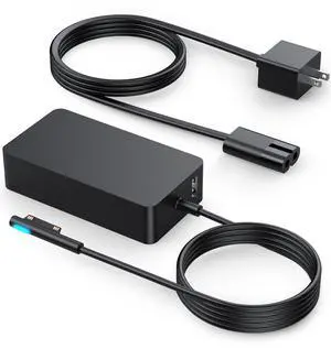102W Surface Book 2 Charger, for Microsoft Surface Laptop Studio, Surface Laptop 3 4 5, Windows Surface Pro/Go, Fast Charge 9.19Ft Super Long Cable with Magnetic Plug & LED 102W Surface Book 2 Charger, for Microsoft Surface Laptop Studio, Surface Laptop 3 4 5, Windows Surface Pro/Go, Fast Charge 9.19Ft Super Long Cable with Magnetic Plug & LED